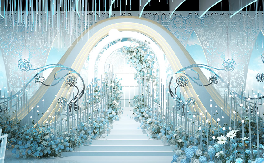 章丘釡香烙馍村水晶厅效果展示